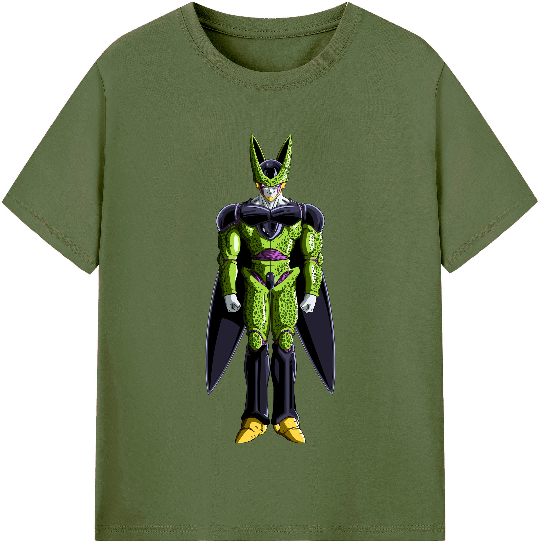（画像用） ドラゴンボール セル DRAGON BALL Cell 綿100％半袖Tシャツ（フロントプリント）